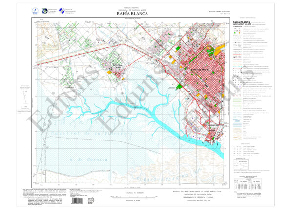Bahía Blanca, escala 1:50000